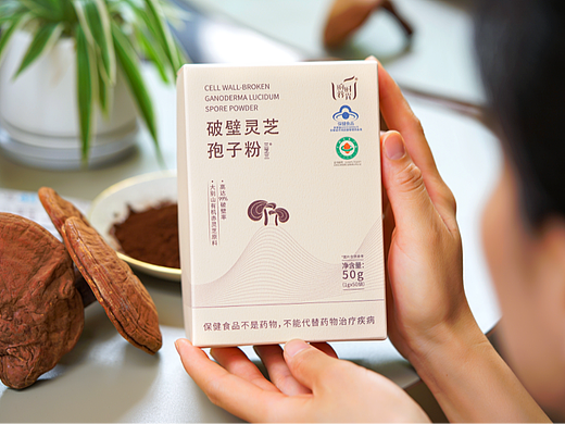 破壁｜灵芝孢子粉（个人主页-ZNjcwMzkwOTI=） - 产品摄影 - 站酷设计师集光波菜原创素材 - 站酷ZCOOL