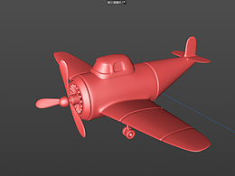 玩具飞机C4D建模
