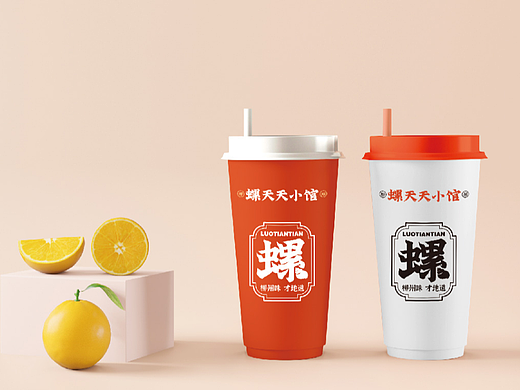 螺蛳粉(螺天天)餐饮店铺VI设计