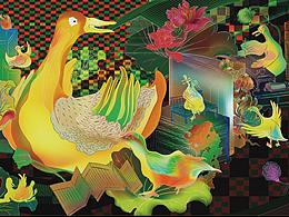 【古物焕新】-明成素彩鸭鸭鸭