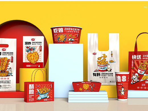 正新鸡排门店包装设计新升级