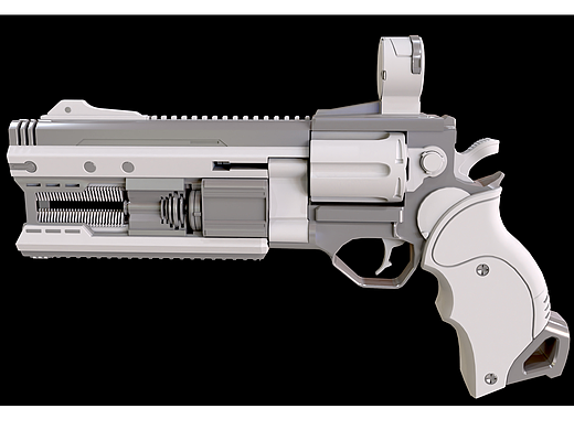 赛博朋克镭射枪