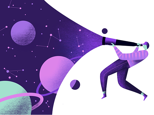 神奇望远镜（个人主页-ZNjE2MzA4NzI=） - 创作习作 - 站酷设计师迪迦奥特欣原创素材 - 站酷ZCOOL