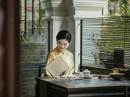 禅意茶艺师人像摄影图片_素材网站_图片免费下载-zcool站酷