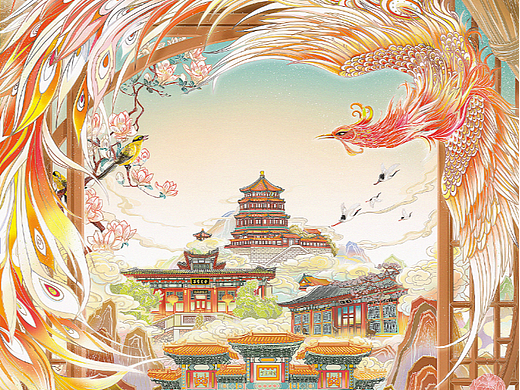 人民日报 X 三欧创意   面膜包装插画定制设计