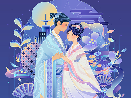 七夕节，牛郎织女相会