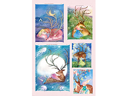 《梅花鹿女孩》系列作品