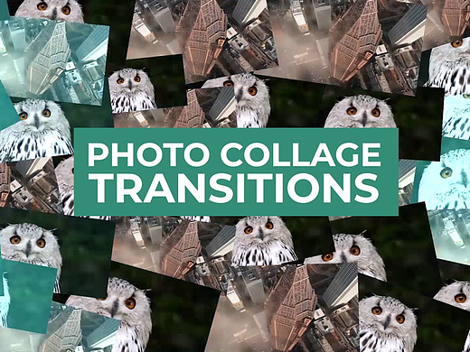 PR模板|外观酷炫照片拼贴过渡动态动画标题展示作品集