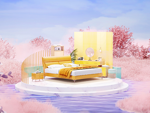 blender电商家居产品海报渲染