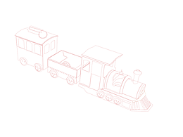 帮朋友画的小火车