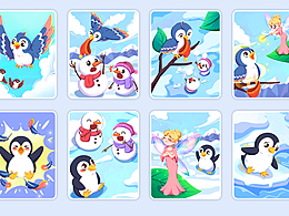 儿插故事小卡片