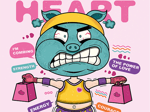 愛(ài)的力量（個(gè)人主頁(yè)-ZNjg2OTY1MTI=） - 創(chuàng)作習(xí)作 - 站酷設(shè)計(jì)師王錦墨原創(chuàng)素材 - 站酷ZCOOL