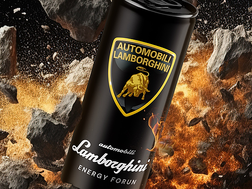 Lamborghini 兰博基尼运动能量饮料电商详情页