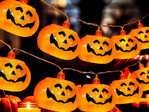 亚马逊高级圣诞南瓜头主图 露营灯氛围灯——唯静设计