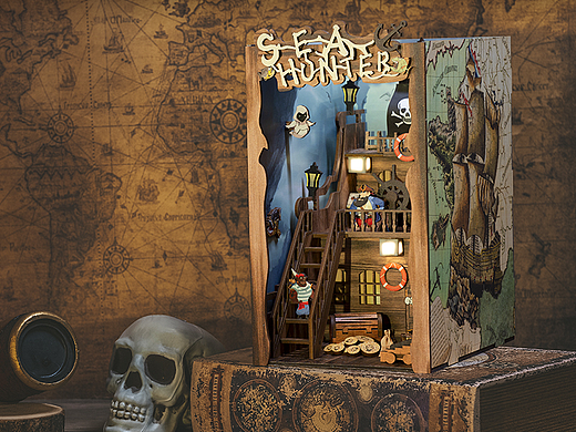 海上猎手书立详情页设计