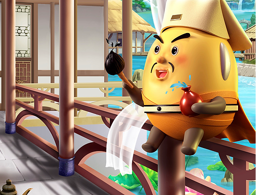 宋江浔阳楼题诗（个人主页-ZNjE5Nzk5OTY=） - 商业插画 - 站酷设计师硬撑菇凉原创素材 - 站酷ZCOOL