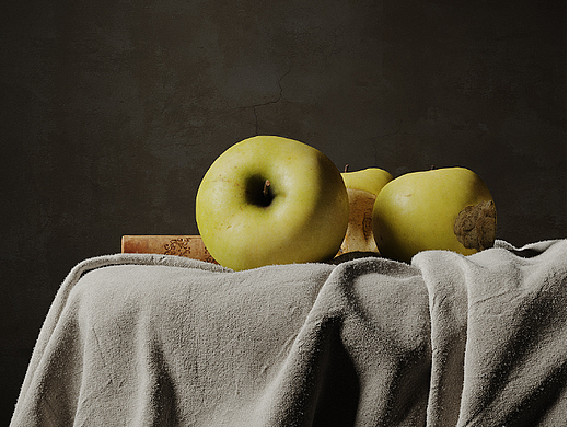 静物3（三个苹果）