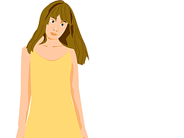 扁平美女