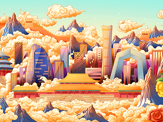 节日插画