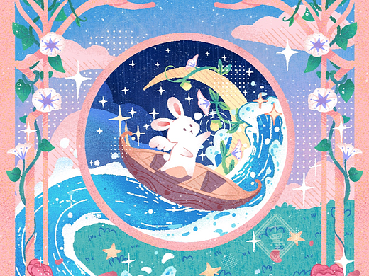 包装盒插画
