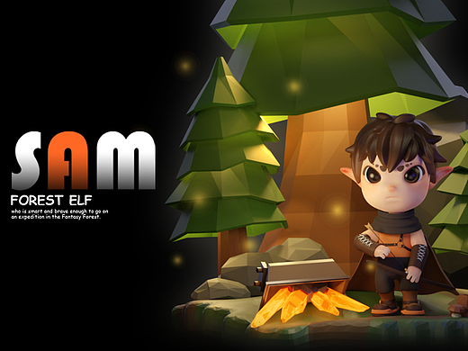 【潮玩IP】森林小精灵SAM