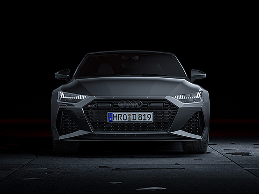 汽车渲染-奥迪rs7