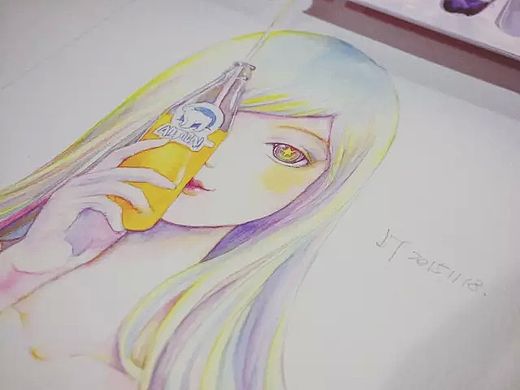 【Little Trends · 水彩教程】——我的眼睛里藏着一个星球