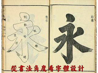 从书法角度看字体设计——摘自元朝李溥光撰《永字八法》