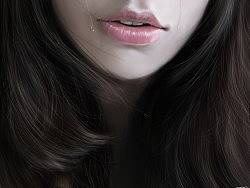 CG少女插画和头发教程