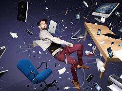 PS里的三维功能弱爆了，真正用三维软件做海报，超简单，超级炫啊！