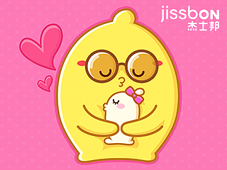 杰士邦卡通形象-暖暖小杰