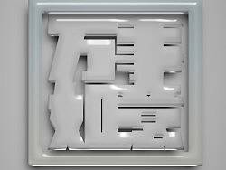 入门级PS教程~玻璃字