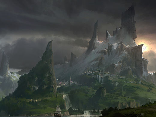 杜震CG场景—《圣米洛斯城》绘制教程