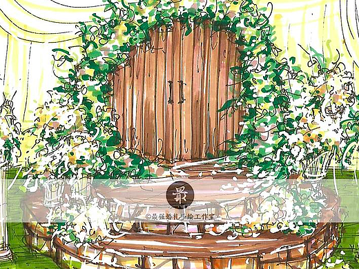 如何学习婚礼手绘