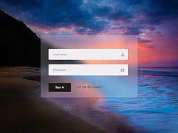 给有背景的登录界面添加可移动的蒙版