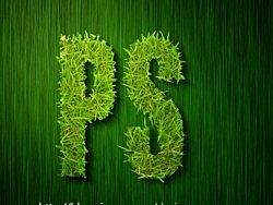 草坪特效字教程