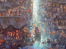 这位动画人创作的插画作品真是太棒了！