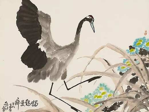 【画苑】韩文来国画欣赏（十）•鹤