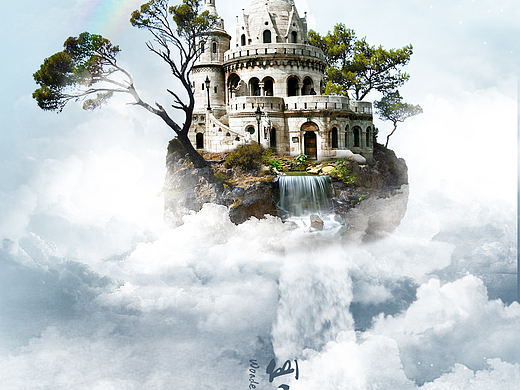 地产杂志梦幻广告（教程）