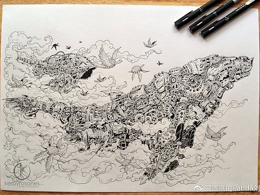 致敬偶像菲律宾插画家kerbyrosanes！