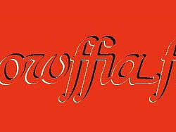 AI制作的浮雕字