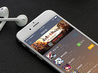 天玑手机版UI设计 - 小游戏下载《手机端与PC端》平台