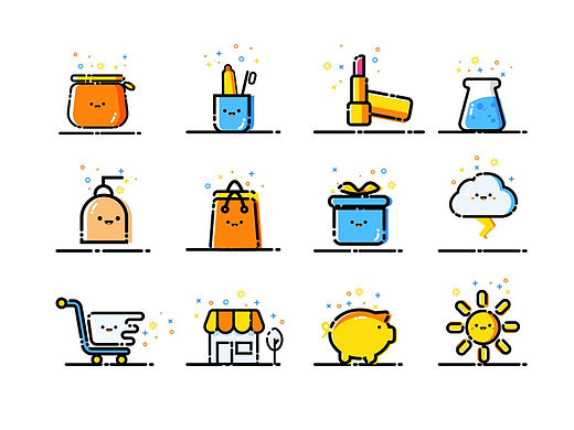 3分钟用PS绘制目前最火的描边图标