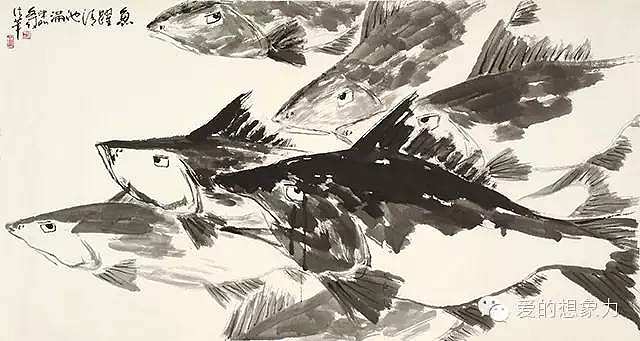 【画苑】韩文来国画欣赏（六）•鱼（个人主页-ZMzc3NzAw） - 插画 - 站酷设计师UI001原创素材 - 站酷ZCOOL