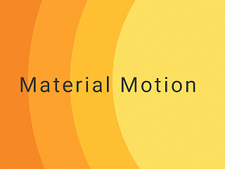 新版 Material Design 官方动效指南