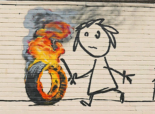 Banksy --涂鸦佳作搬运工-大波哥