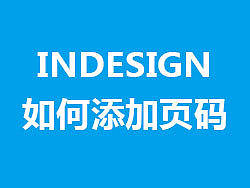 新手教程——Indesign如何添加页码