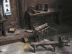 手工模型《残破祠堂》制作过程