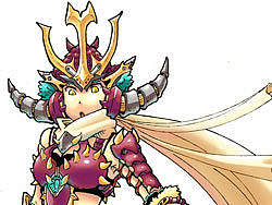 《女武士》鼠标上色过程