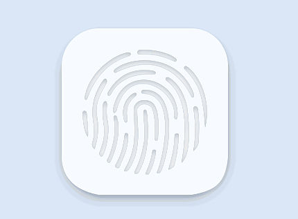 指纹icon教程    UI（icon临摹）pscc教程